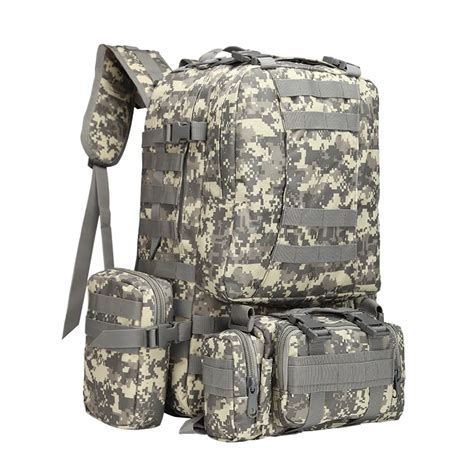 50L Outdoor Molle Militar Tático Mochila Mochila Camping Caminhadas