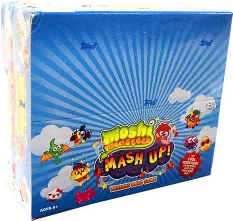 Moshi Monsters Trading Card Game Mash Up Booster Box Topps Toywiz