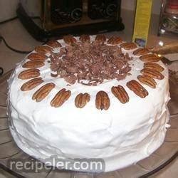 chocolate praline layer cake