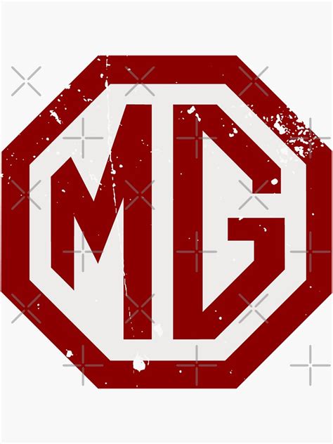 "MG Cars Logo" Sticker by Necrayosy | Redbubble