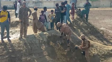 Rescue Relief Operations Underway In Flood Hit Areas Of Gwadar