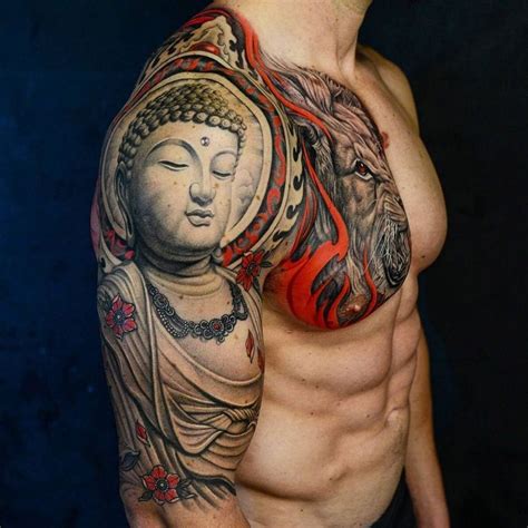 Buddha Half Sleeve By Winson Wt Tattoo Done At Chronic Ink Tattoo