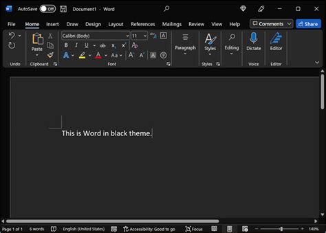 How To Enable Dark Mode In Microsoft Office Apps Webnots