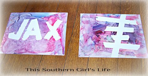 Southern Grace: {Masking Tape Canvas Art} Try-It Tuesday