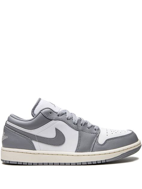 Jordan Air 1 Low Sneakers In Grey | ModeSens