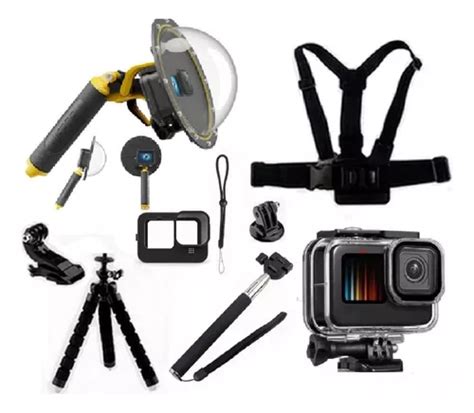 Kit P Gopro Hero Black Dome Capa Trip Caixa Estanque Frete Gr Tis