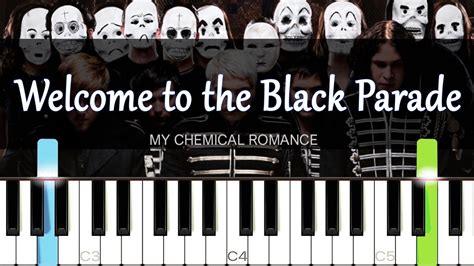 Welcome To The Black Parade My Chemical Romance Piano Tutorial