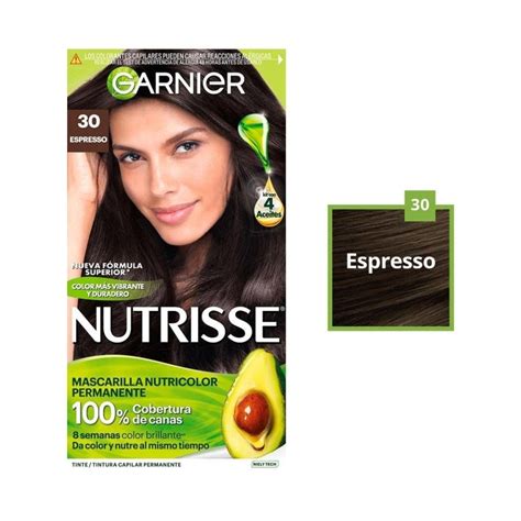 Tinte Para Cabello Garnier Nutrisse 30 Espresso Walmart