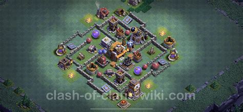 Top Builder Hall Level 5 Anti 3 Stars Base with Link - Clash of Clans - BH5 Copy, #108