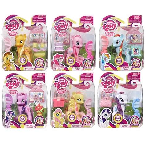 My Little Pony with Pet Figures Wave 7 Set - Hasbro - My Little Pony ...