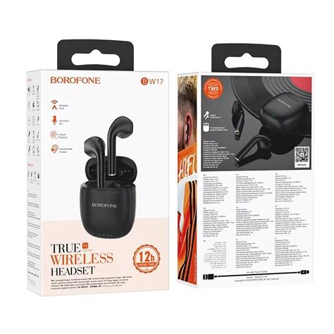 BOROFONE BW17 TWS True Wireless Headset Bluetooth Headphones BT5 0