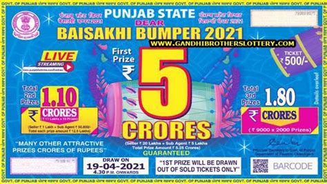 Punjab State Dear Baisakhi Bumper Lottery 2021 How To Check Result