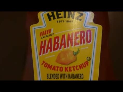 Heinz Extra Hot Habanero Ketchup Review YouTube