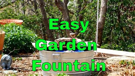 How to Build an Easy Water Fountain - YouTube