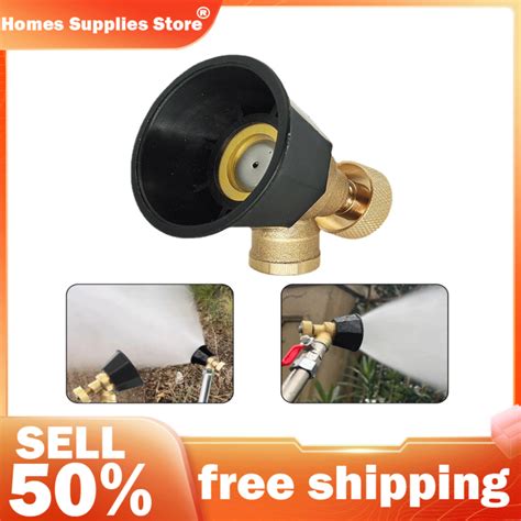 Agricultural Atomization Adjustable Nozzle Garden Copper Black Cyclone