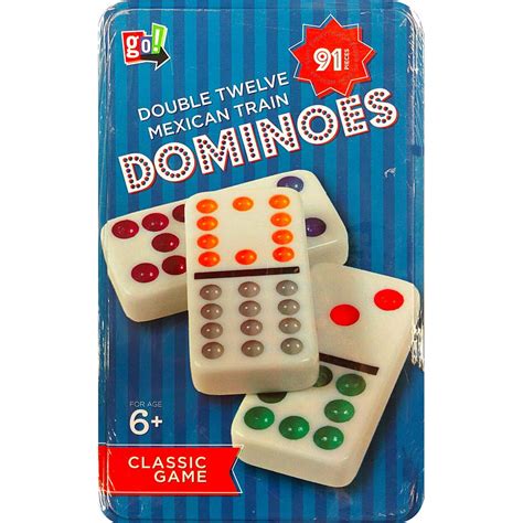 Cardinals Mexican Train Dominoes Double Twelve 91 Jumbo Size