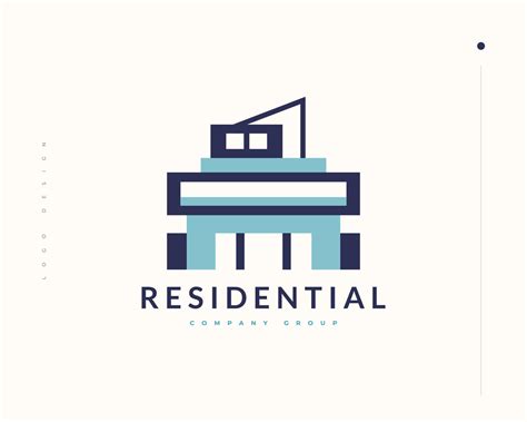 Modern And Minimalist Real Estate Logo Design Abstract And Futuristic