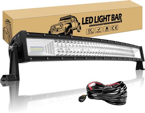 Barra Led 4x4 Willpower 32 Pulgadas 405w Barras Led Coche Curvas 7D