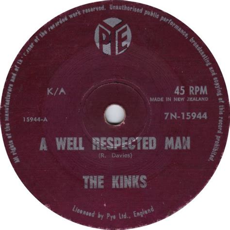 The Kinks A Well Respected Man Vinyl Discogs