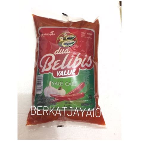 Saus Sambal Cabe Dua Belibis Value 1 Kg Lazada Indonesia