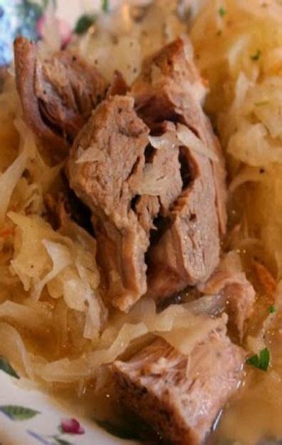 Polish Spareribs And Sauerkraut It Doesnt Get Any Homier Than This Saurkraut Recipes