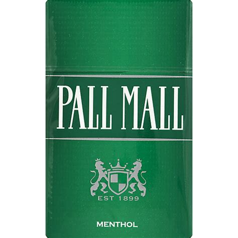 Pall Mall Cigarettes Menthol Green Filter Kings 20 Ea Cigarettes