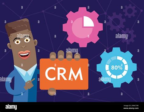 CRM Customer Relationship Management Stock Vector Image Art Alamy