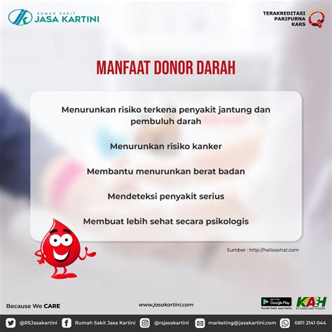 Manfaat Donor Darah Rs Jasa Kartini