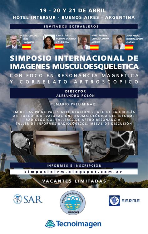 Boletín Express Simposio Internacional de Imágenes Musculoesquelética