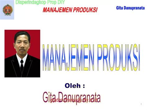 Ppt Manajemen Produksi Powerpoint Presentation Free Download Id