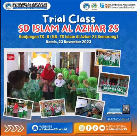 Trial Class SD Islam Al Azhar 25 SD Islam Al Azhar 25 Semarang