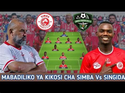 Kocha Benchikha Ametangaza Mabadiliko Ya Kikosi Cha Simba Leo Dhidi Ya