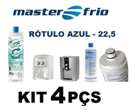 Filtro Refil Masterfrio Purificador Rotulo Azul Parcelamento