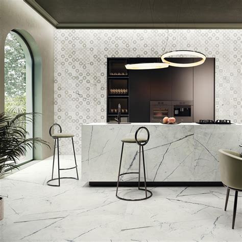 Ovvio Light Calacatta Satin Matt Finish 60x120 Porcelain Tile