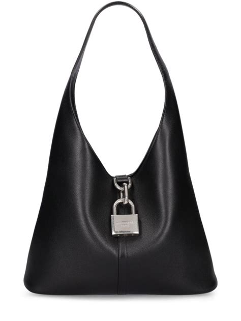 Medium Locker North South Leather Bag Balenciaga Women Luisaviaroma