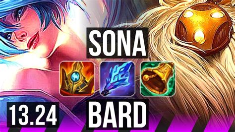 SONA Ashe Vs BARD Aphelios SUP 4 1 15 1800 Games 2 1M