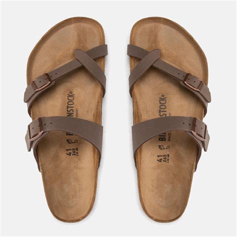 Ciabatta Infradito Birkenstock Mayari Mocca In Birko Flor