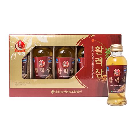 Sammahol Korean Red Ginseng Vitality Drink 120ml X 10 Bottles Plant