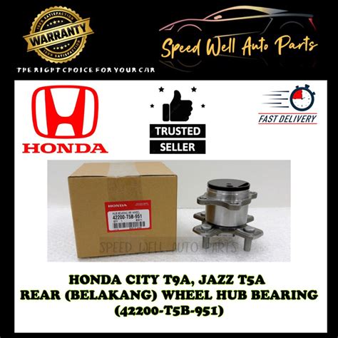 Honda City T9a 15cc Jazz T5a 15cc Rear Belakang Wheel Hub Bearing