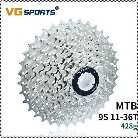 VG SPORTS 9 Speed 11 36T MTB Mountain Bike Cassette Freewheel K7 9v