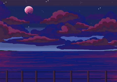 Pixel Night by Kumiho-Milky on DeviantArt