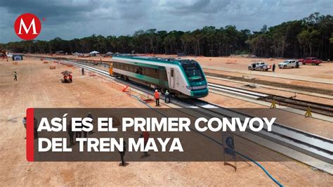 Llega Primer Convoy Del Tren Maya A Canc N Tras D As De Viaje Youtube