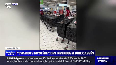 Les Chariots Mystère Ces Caddies Remplis Dinvendus à Prix Cassés