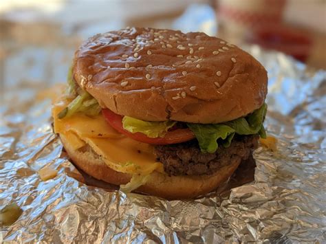 Five Guys Cheeseburger Rcheeseburger