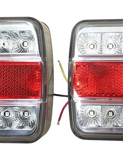 Pair Of GWAZA Trailer Rear Light 12V LED 15007 Fieldfare Trailer