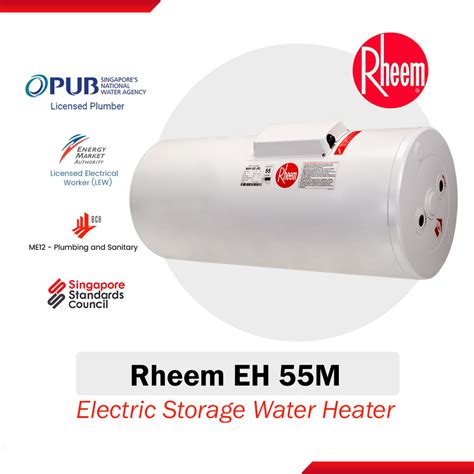 Rheem Eh 55m Classic Electric Storage Water Heater Rheem Storage