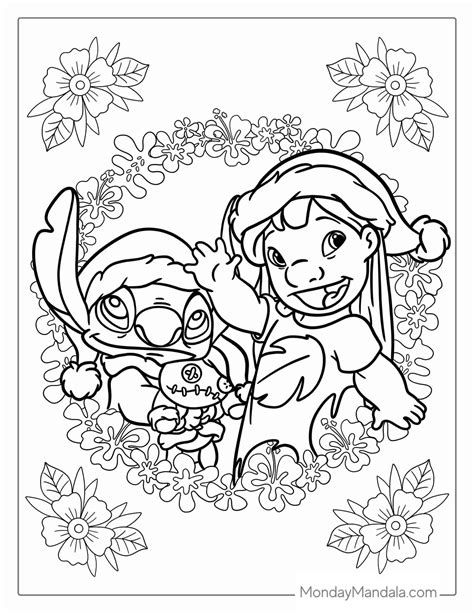 Lilo Stitch Coloring Pages Free Pdf Printables Disney Coloring