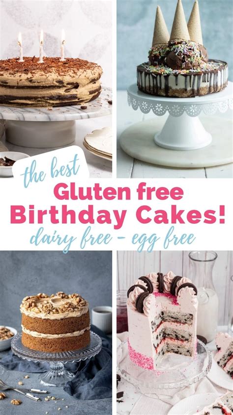 The Best Gluten free Birthday Cakes! (Dairy free, Egg free)