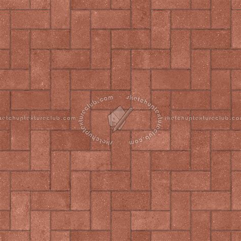 Cotto Paving Herringbone Outdoor Texture Seamless