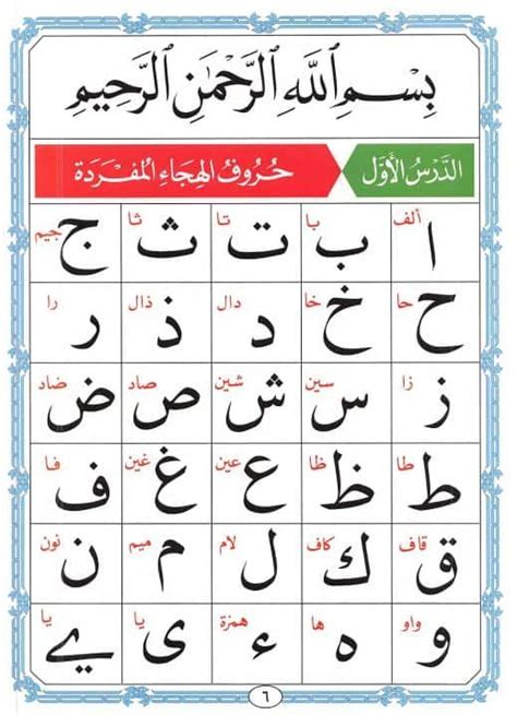 Noorani Qaida Lesson 1 How To Read The Arabic Alphabet Online Quran